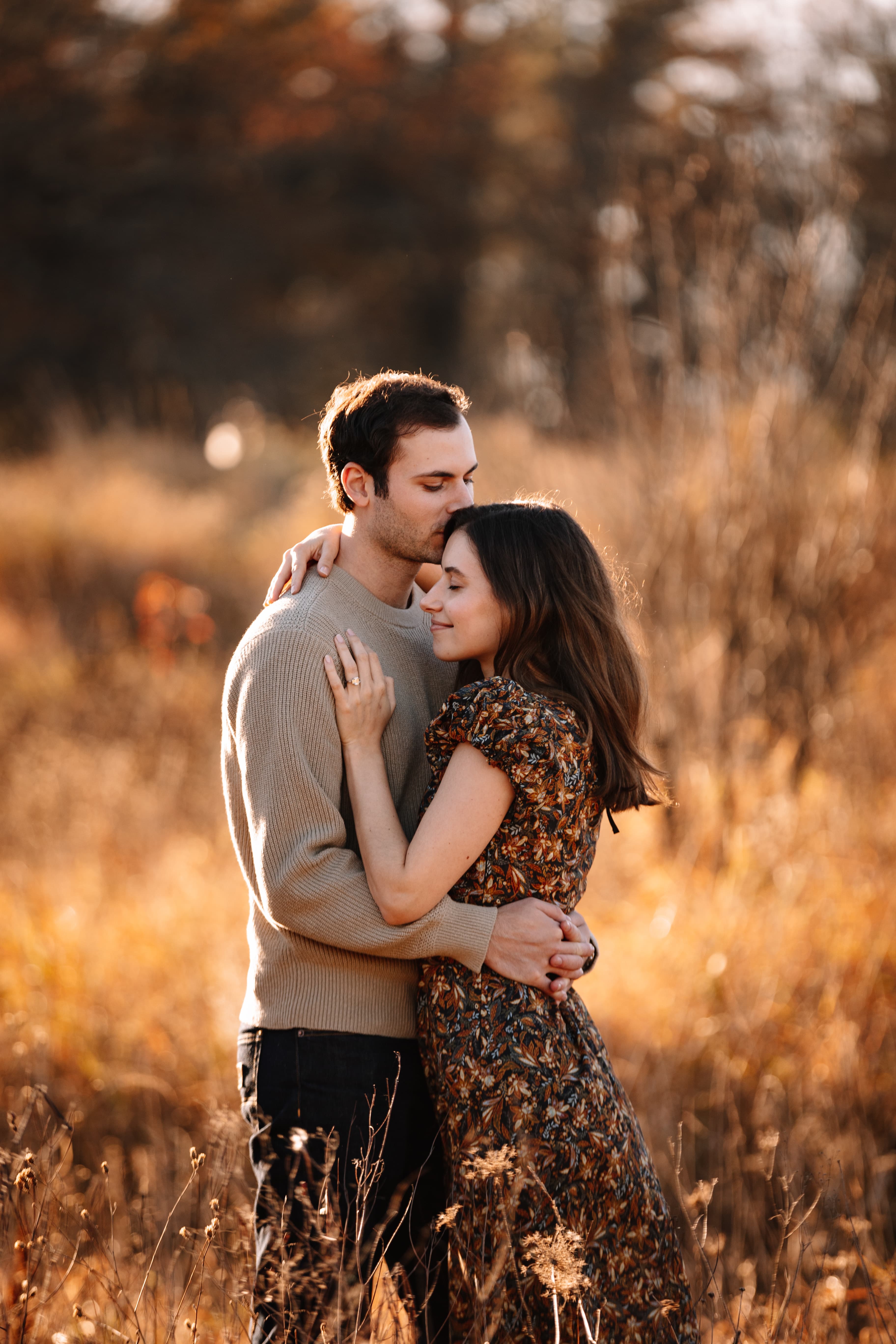 Forehead kiss